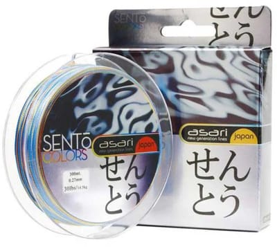 Asari Sento Colors Gevlochten Vislijn 300 M Veelkleurig 0.170 mm