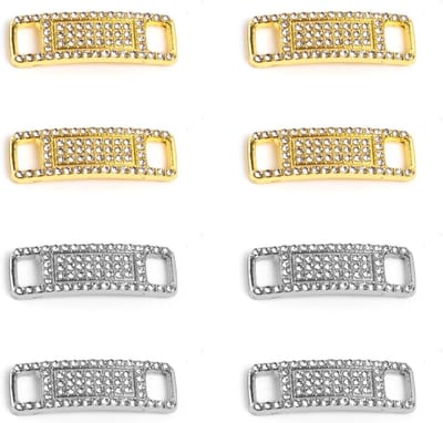 Kleurrijke Diamant Schoen Gespen, Metalen Veterschoenen Gespen voor Sport- en Casual Schoenen, Decoratieve Accessoires voor Schoeisel