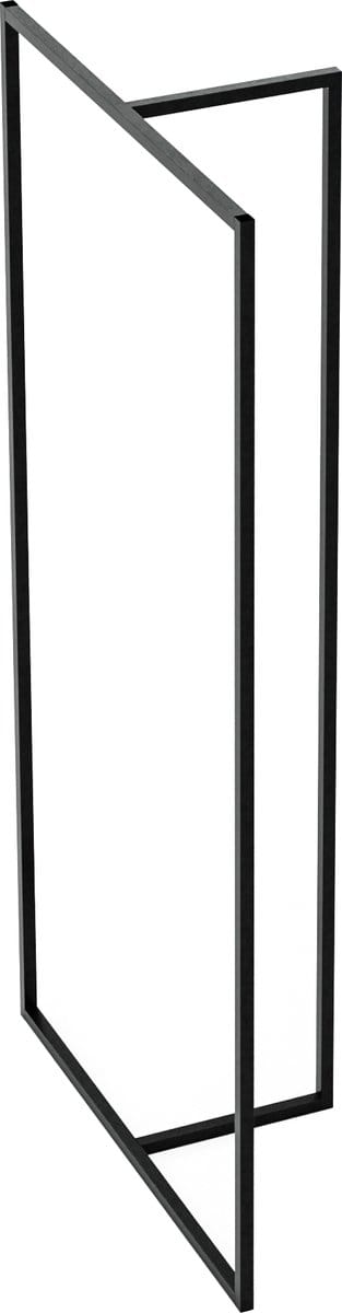 Kledingrek Hurdal kapstok 160x80x32 cm zwart