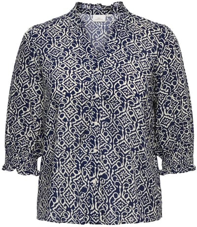 ONLY CARMAKOMA - CARRAYA 3/4 SHIRT WVN NOOS Dames Blouse