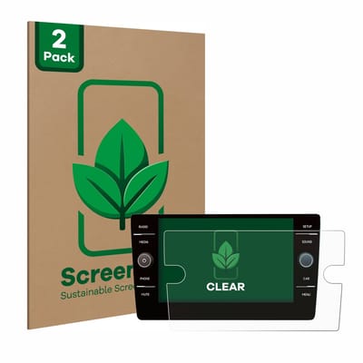 2 Stuks Screenprotector voor Volkswagen Golf 7 2019 Discover Media 8" - Hoogwaardige Beschermfolie transparant