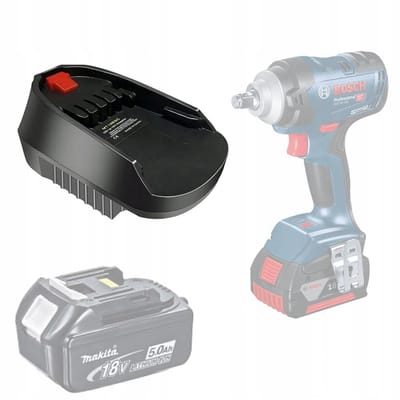 Rosfix Adapter voor Makita 18V Accu naar Bosch – Compatibiliteit met Batterijen BL1830–BL1860 | Solide Constructie | Eenvoudige Montage
