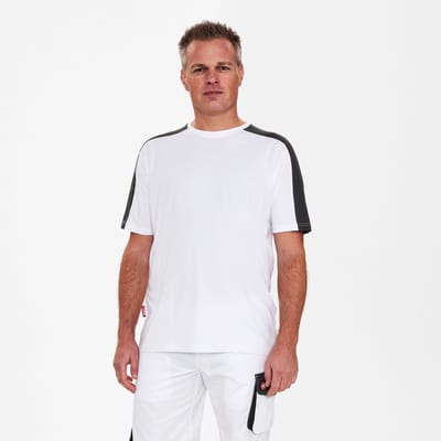 Engel Galaxy T-shirt 9810-141 - White / Anthracite Grey - 6XL