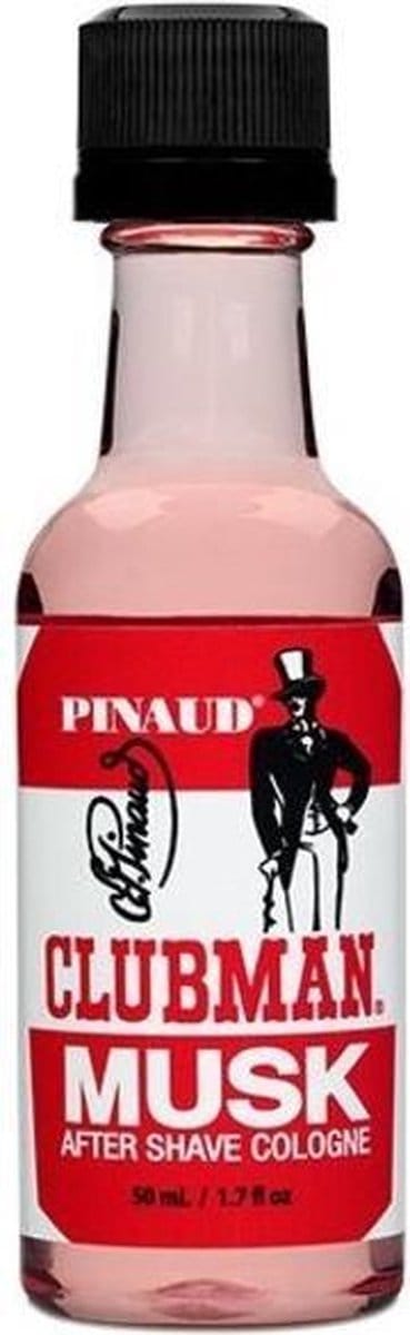 Clubman Pinaud Musk Aftershave Cologne 50 ml - Geur met tonen van musk, verse citrusvruchten en groene kruiden - Een verfrissende, verkoelende en verkwikkende werking