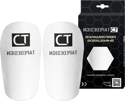 Performance Shinguards 2.0 - Wit - Heren Dames Kinderen - Individueel aanpasbare Shin Pads - Antislip