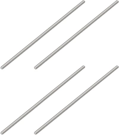 Volledig Gegradueerde Schroefdraadstangen M8 x 250 mm RVS Vaste Bouten (4 Stuks)