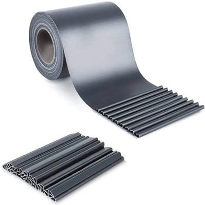 NordHaus Privacystrip voor Schutting - Tuinscherm PVC - UV- en Weerbestendig - 50m x 19cm - Inclusief Clips voor Hekwerk