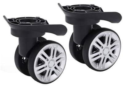 Dailygoody - Bagagezwenkwielen - Kofferzwenkwielen - Stil en stevig - Vervangingswielen - Perfect voor reizen - Gemakkelijk te installeren - Ideaal vo.