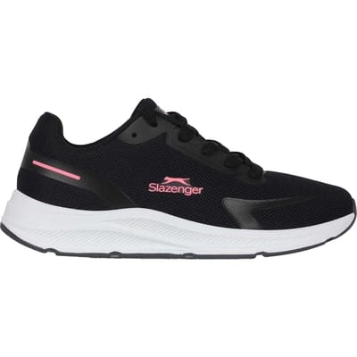 Slazenger Assent-sportschoenen voor kinderen (Zwart/roze)