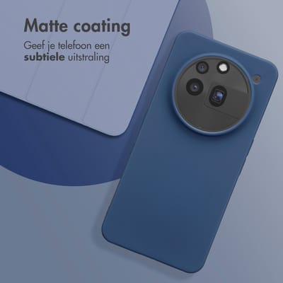imoshion Hoesje - Geschikt voor Nothing Phone (3a) Pro - Color Backcover - Donkerblauw