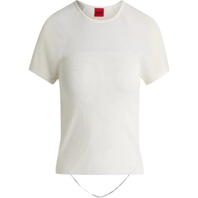 Hugo Dames/Dames Slevetta Slim Raglan T-shirt (Natuurlijk)