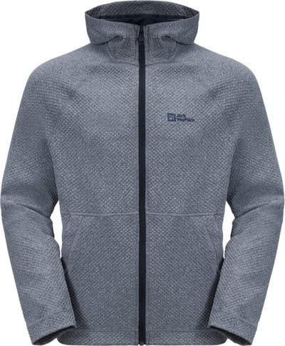 Jack Wolfskin Fernweh Hooded Jacket - Outdoorvest - Heren - Grijs - Maat M
