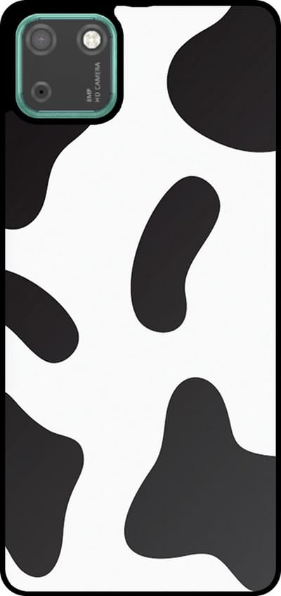 Smartphonica Telefoonhoesje Geschikt voor Huawei Y5P met Koeienvlekken Opdruk - TPU Backcover Case With Cow Patches Design geschikt voor Huawei Y5p