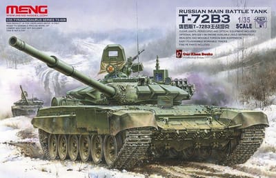Russian Main Battle Tank T-72B3 - Scale 1/35 - Meng Models - MM TS-028