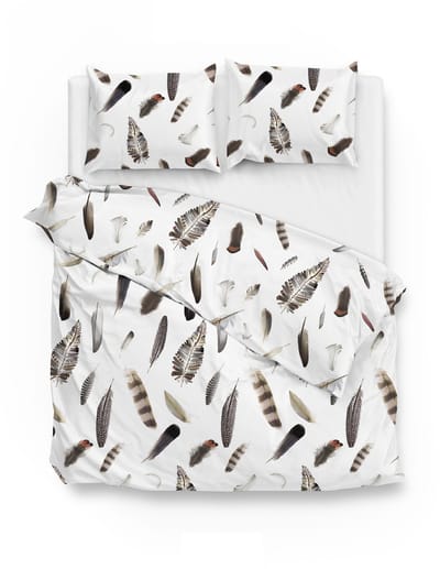 Zo! Home Michael - Dekbedovertrek - Lits-jumeaux - 240x200/220 cm - Brown