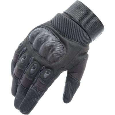 Tactische Handschoenen Heren Zelfverdediging Paintball Airsoft Gevecht Motorfiets Harde Knokkel Volle Vinger Fietshandschoenen Sport Slijtvast XL