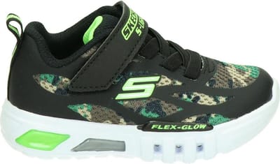 Skechers Camo Rondler Jongens Sneaker - Zwart multi
