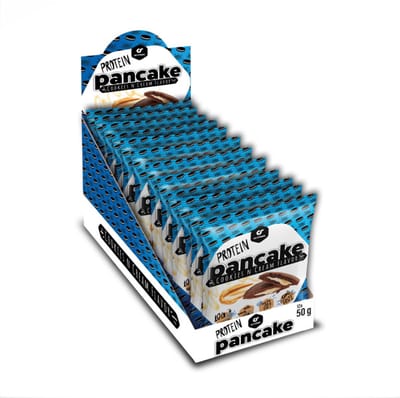 Go Fitness Protein Pancake (12x55g) Cookies n Cream (cacao dough) - Functionele voeding - Eiwit Snacks
