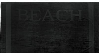 Reserved - Strandlaken - 100x180 cm - Zwart