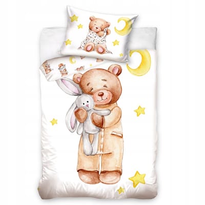 Beertje BABY Dekbedovertrek- 90 x 120 cm - Katoen