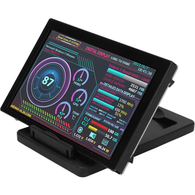 Moniteur de température d'ordinateur 5 pouces IPS Écran Mini USB Panneau de capteurs PC Moniteur d'affichage dynamique AIDA64 PC CPU