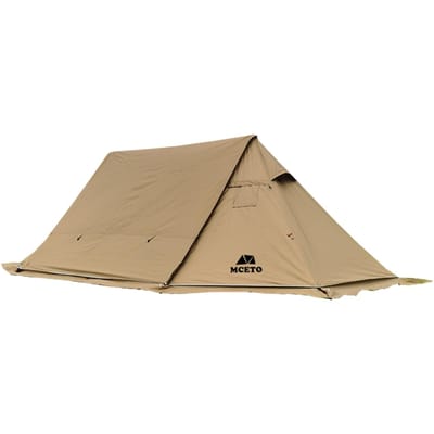 Tente de Camp extérieure coupe-vent avec poêle Jack, tente 4 saisons, abri solaire pour Camping familial et chasse Oxford cloth marron