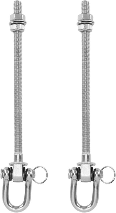 Schommelhaken - Hangmat Haken - Buiten Ontspannen - 180 Graden Rotatie - 1500 LB Capaciteit - Zilver