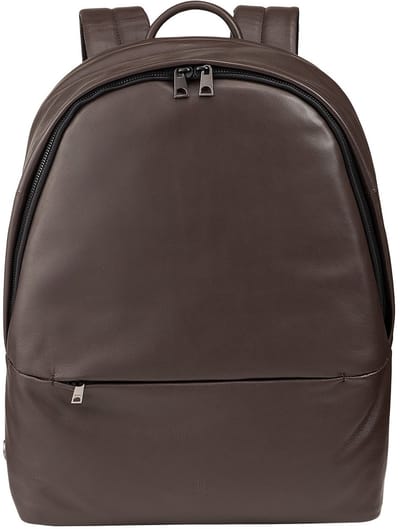 DuDu Casablanca Dagrugzak Leder 40 cm Laptopvak - 38cm (15 duim) - coffee brown