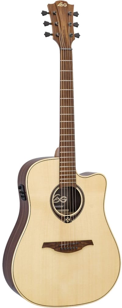 LAG Guitars T218DCE Tramontane elektrisch-akoestische westerngitaar