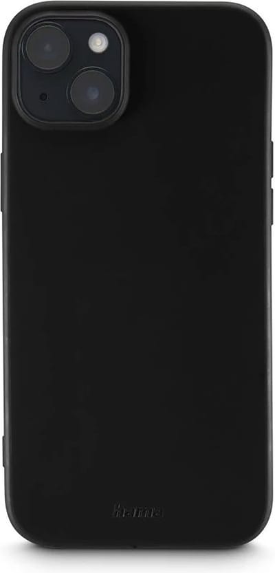 Hama MagCase Finest Feel Cover Hoesje geschikt voor Apple iPhone 15 Plus - Zijdezachte Afwerking - Zwart