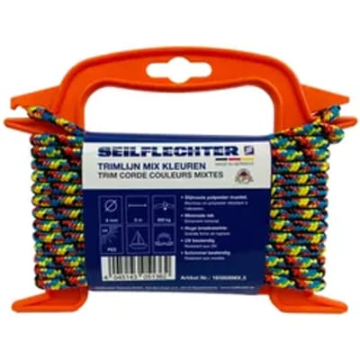 Seilflechter Gevlochten Touw In Gemengde Kleuren – 6 Mm X 5 M Op Rol