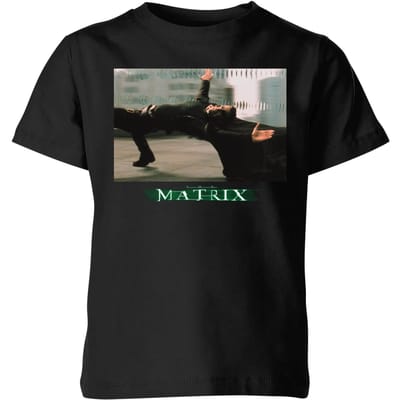 Matrix Bullet Time Kids' T-Shirt - Black - 98/104 (3-4 jaar)