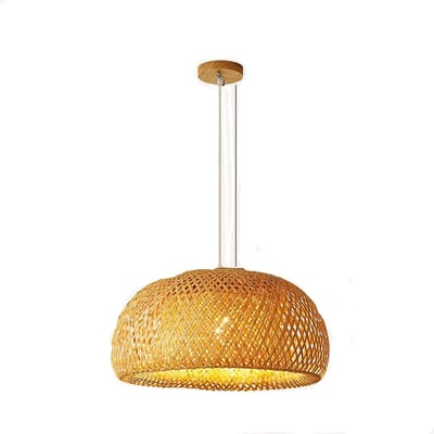 Jently hanglamp - hanglampen - pendellamp - hangverlichting - rotan - kroonluchter - plafondlamp - bamboe - handgeweven