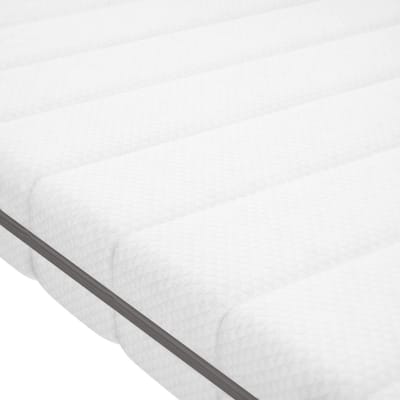 Topper - 90x200 cm - koudschuim - comfort plus tijk - topdekmatras - Topper matras - 6 cm hoog - Gemiddeld
