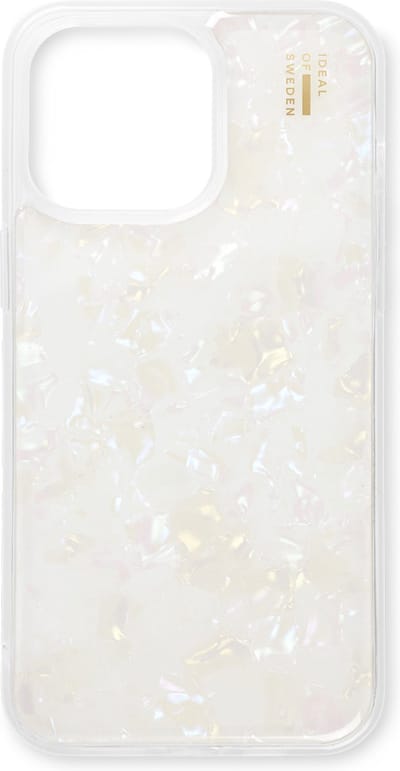 iDeal of Sweden Pearlized Case geschikt voor Apple iPhone 15 Pro Max - Wit