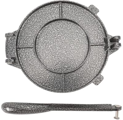 Tortilla Pers - Deeg Maker - Platbrood Maken - Aluminiumlegering - 20x16cm - Zilver