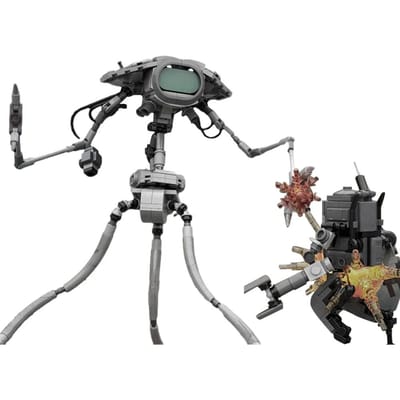 Gobricks MOC Mars Machine Vechtende Machine Bakstenen De Oorlog van de Werelden Mech Sciencefiction Buitenaardsen Robot Bouwstenen Speelgoed Cadeau