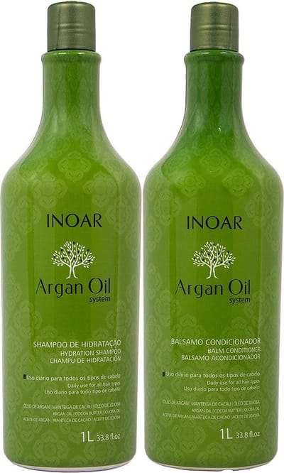 Inoar Argan Shampoo & Conditioner 1 L