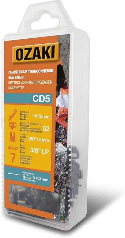 Zaagketting Vervanging - Ketting .3/8 LP - Boomonderhoud - Semi-square profiel - 52 schakels - Metaal