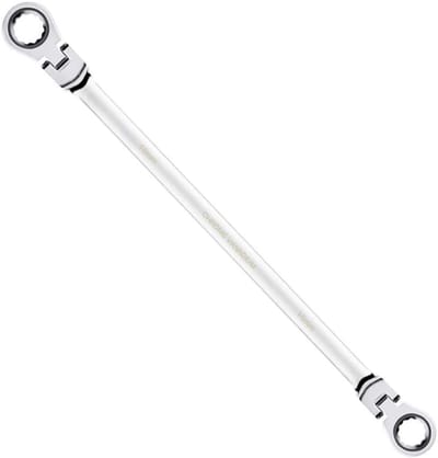 Extra Lange Ratelsleutel met Flexibele Kop 16mm x 18mm Chroom-Vanadium Staal
