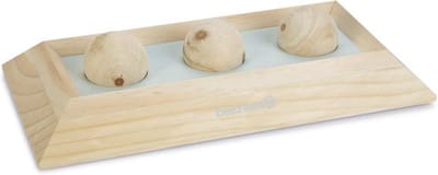 Beeztees intelligentie speelgoed ballira 3 ballen hout mint 30 cm