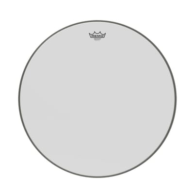 Remo Ambassador 24" White Smoothe - Bass drumvel