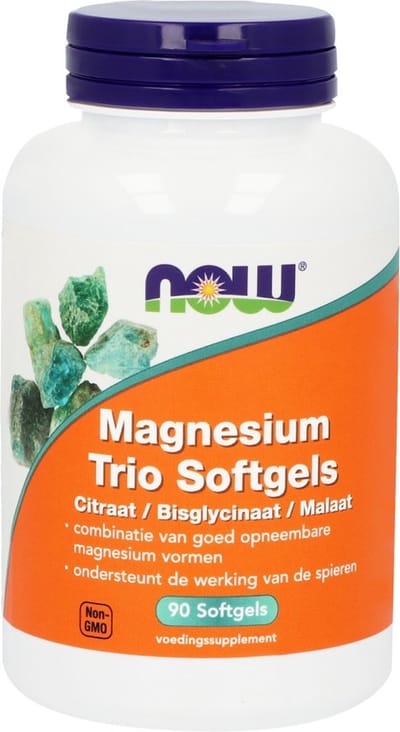 Now Magnesium Trio Softgels (90 softgels)