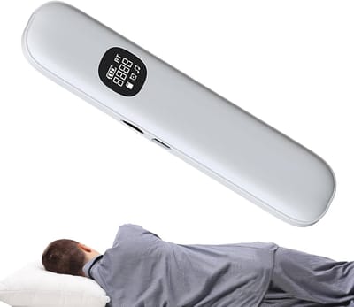 Kussen luidspreker - Audio kussen - Rustige slaap - Botgeleiding technologie - 157 cm - Wit