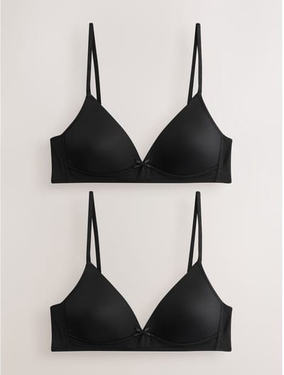 Next - Meisjes - Set van 2 sportbeha's - Zwart