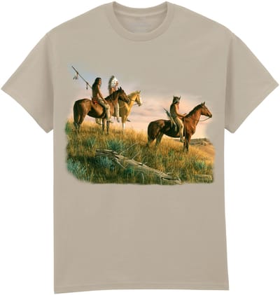 Indianen Three Native Americans The Coloured House T-shirt M