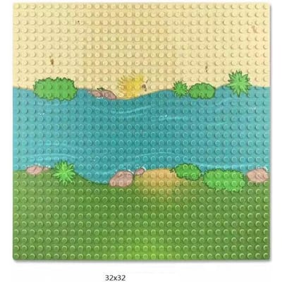 25,5x25,5cm Bouwstenen Basisplaat Stadsweg Straat Recht Kruispunt Bocht T-splitsing Kinderen Bakstenen Speelgoed