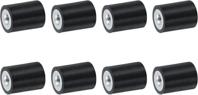 8x Rubber Trillingsdempers M5 Schroefdraad Isolatoren voor Machines en Apparatuur