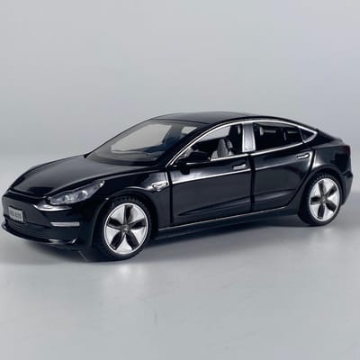 1:32 Modèle 3 Véhicule Électrique Pur à Énergie Nouvelle Modèle Réduit en Alliage Métallique Moulé Sous Pression Simulation Élevée Décoration Classique Ornements Cadeau