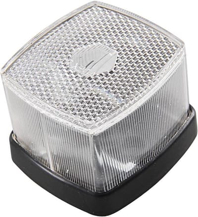 zijmarkeringslamp wit 12/24 volt - zijlamp - contourlamp - breedtelamp